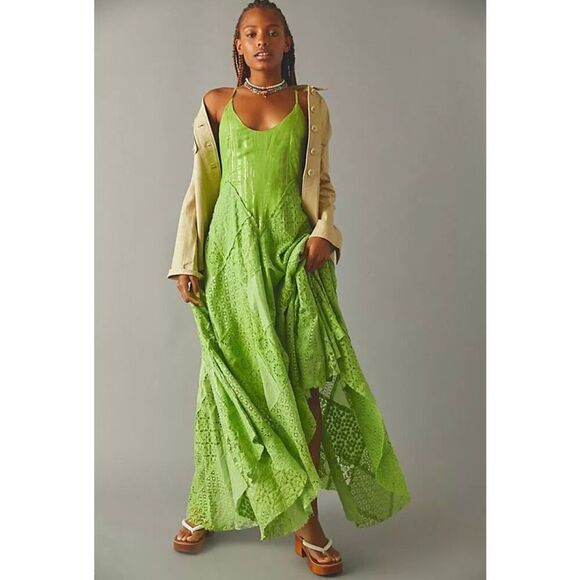 NWT Free People One Aurella Maxi Dress Size S - Picture 3 of 14